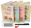 Magic Book for Kids, Sank Magic Practice Copybook(4 Book+10 Refill+1 Pen+1 Grip) - CL-RA-1345